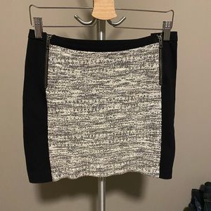 Waverly Grey - black and white skirt - size 6